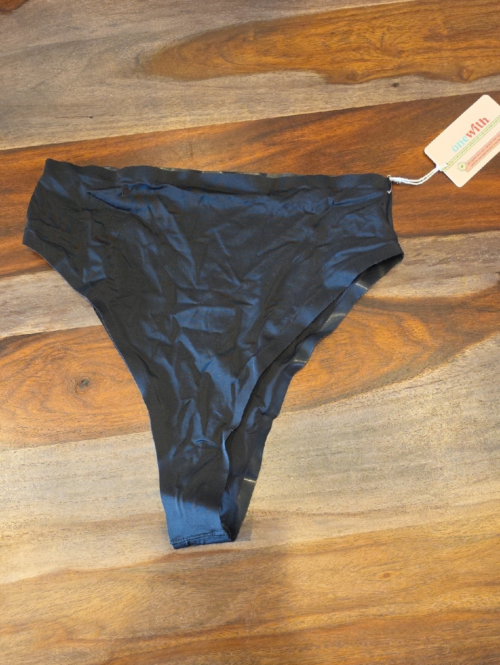Onia Black High-Cut Bikini Bottom